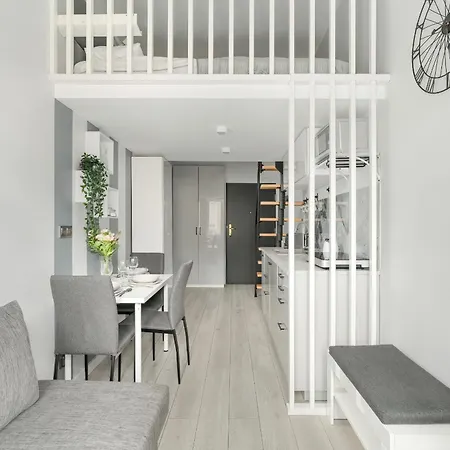Charming And Modern With Mezzanine In Center By Renters * Poznan